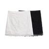 Elegant White Lace Jacquard Skirt - Autumn/Winter Hip-Hugging Style for Women