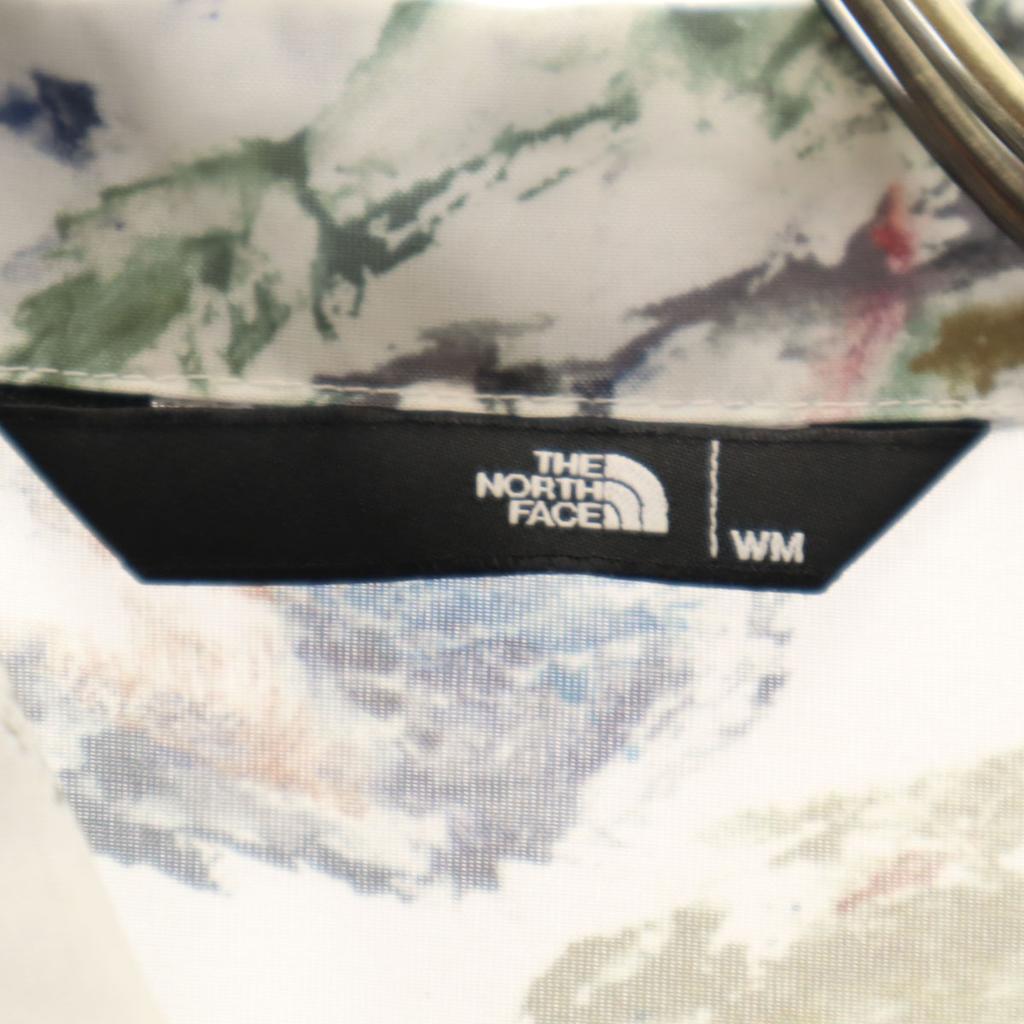 The North Face Overall Handle Short Sleeve Shirt WM White Outdoor NR22204 Women Used