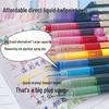 High-Value Colorful Quick-Dry Rollerball Gel Pen 0.5 for Student Highlighting