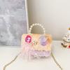 Princess Pearl Fashion Bag Kids Shoulder Bag With Plush Fabric For Use Outings