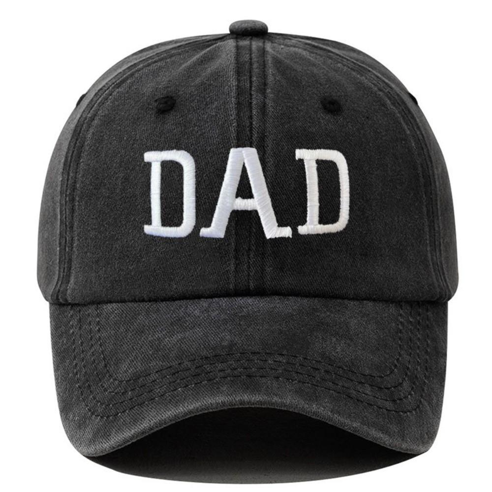 Cotton Parent-child Baseball Hats Vintage Outdoor Sunscreen Hats DAD MOM BABY Embroidery Caps