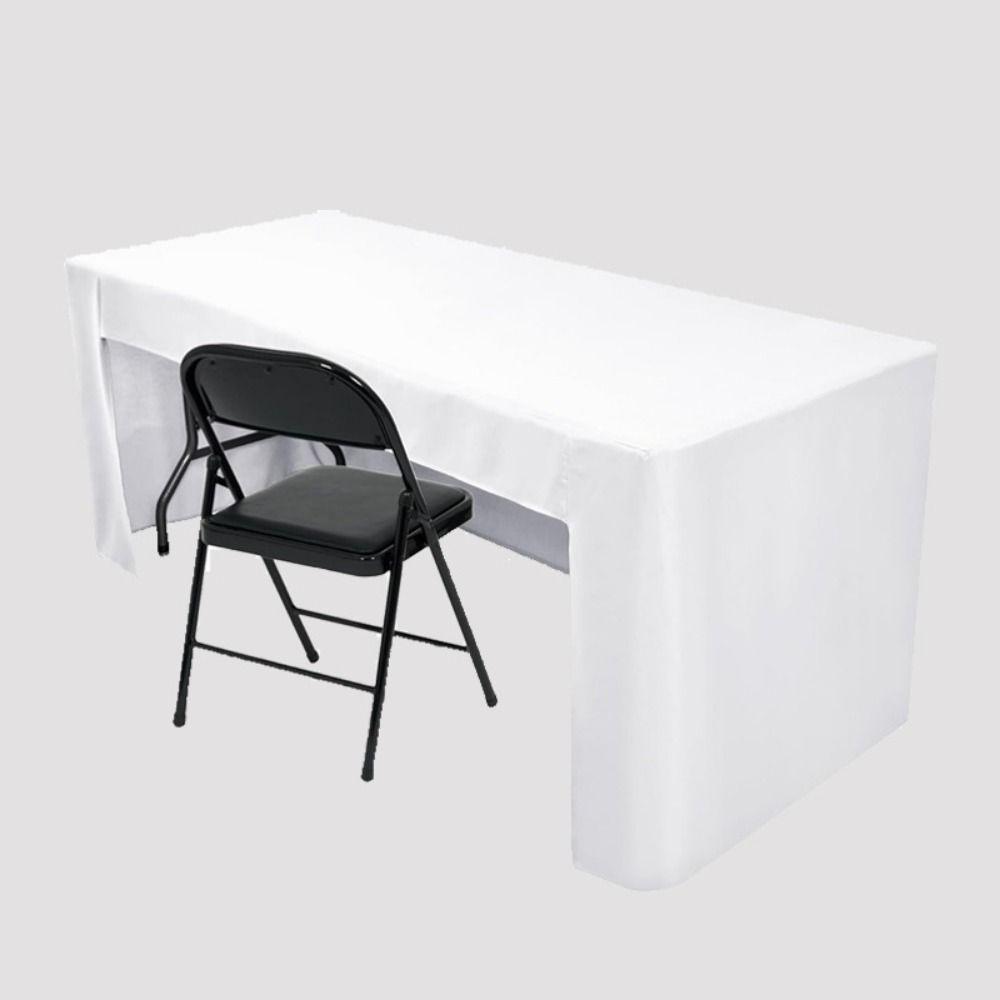 Spandex Table Cover 6FT Sign-In Table Cloth Elegant Exhibition Table Decor  Wedding Party