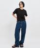 C WEAR BY THE GENIUS Oversized Crop T-Shirt Black
