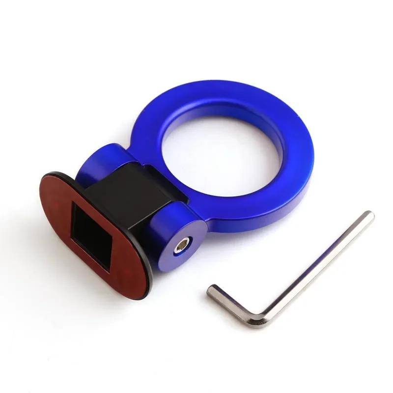 ABS Car Styling Trailer Hooks Sticker Decoration Car Auto Rear Front Trailer Simulation Racing Ring Vehicle Towing Hook