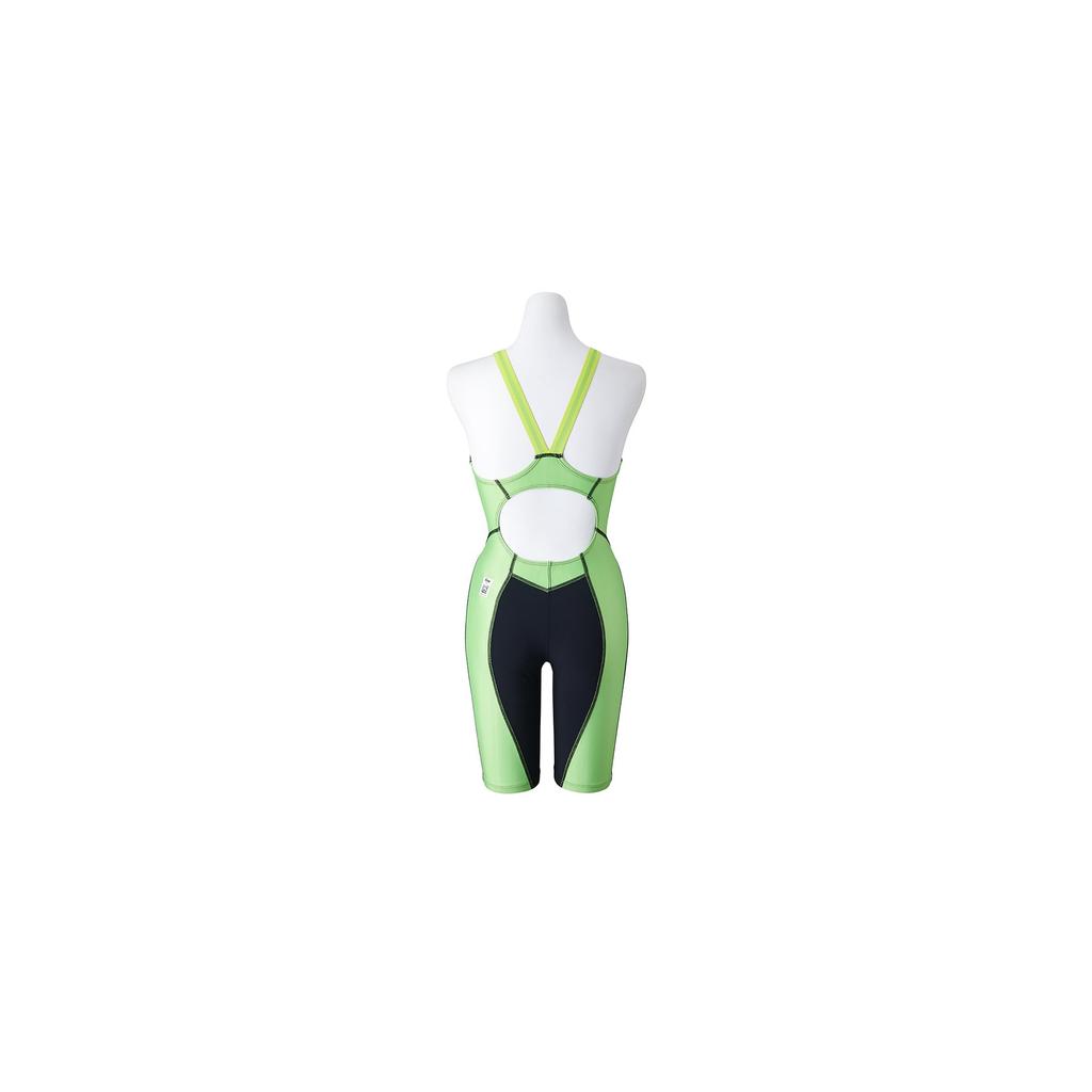 Mizuno N2MGA230 FX SONIC SYNERGY Competitive Racing Half Suit AQUATICS Size Black X XS [WORLD (FINA) Approved] Women's 93 Lime,