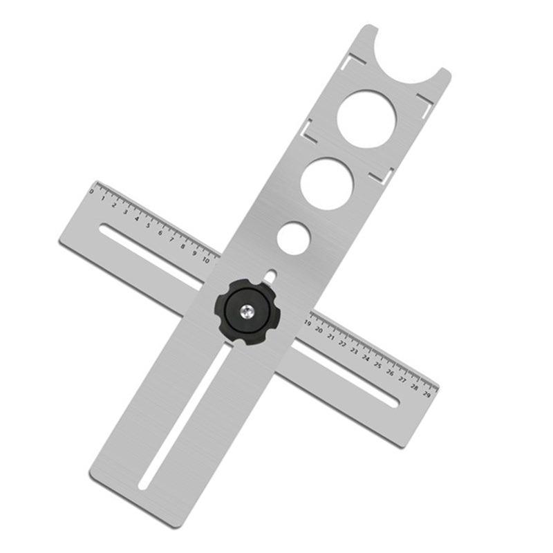 New Adjustable Tile Locator To Wall Marking Position Ruler Ceramic Hole Cutter Tile Drill Marble Opener Construction Tool