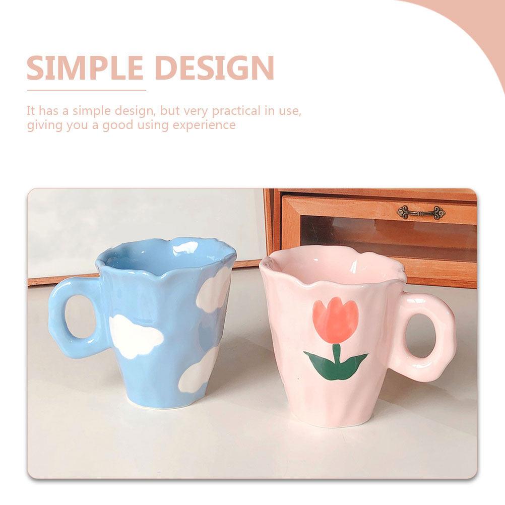 Ceramic Mug Multipurpose Drinking Cup for Coffee Tea Milk Soup Hot Breakfast Holder Housewarming Gift Birthday