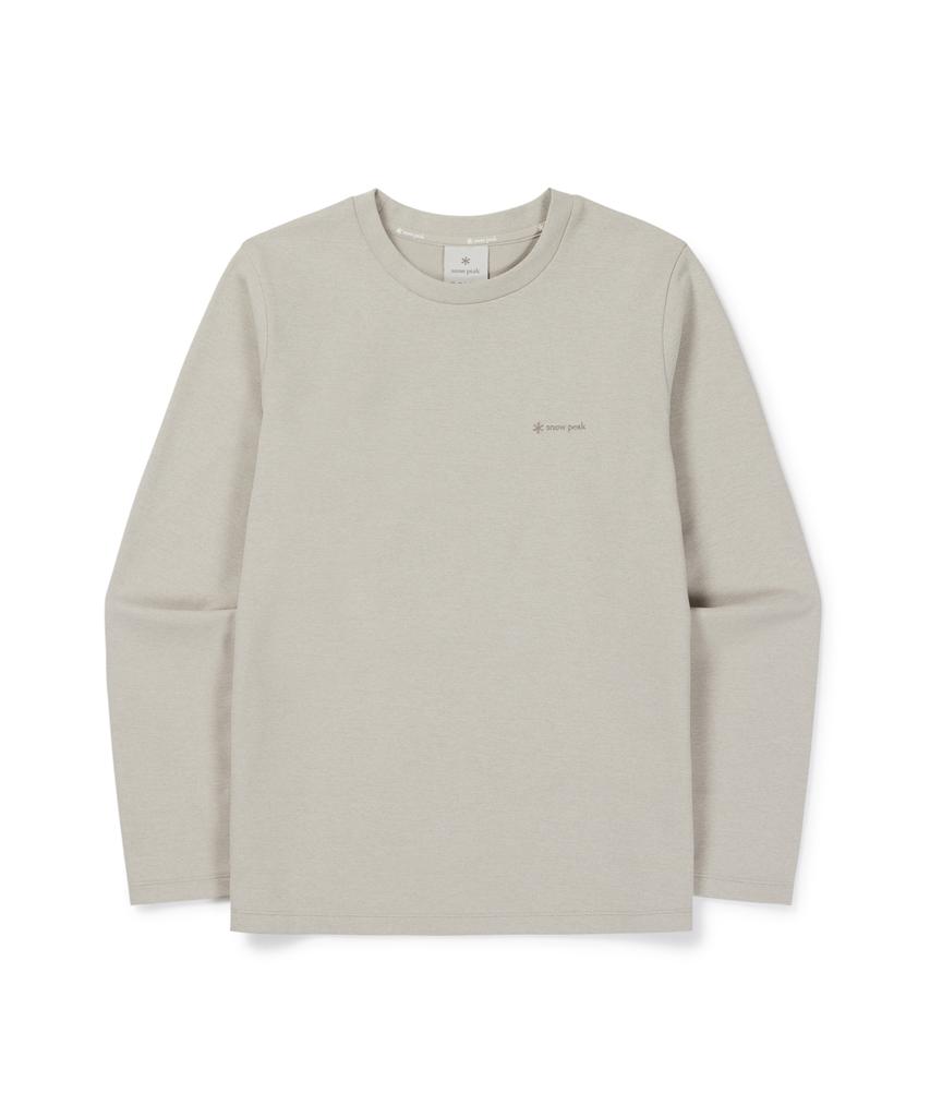 SNOWPEAK APPAREL Quick-Dry Women'S Long Sleeve T-Shirt (S26Fwftl15) Light Beige