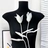 2Pcs Magnolia Flower Clothing Patch Accessories Decoration Repair Applique