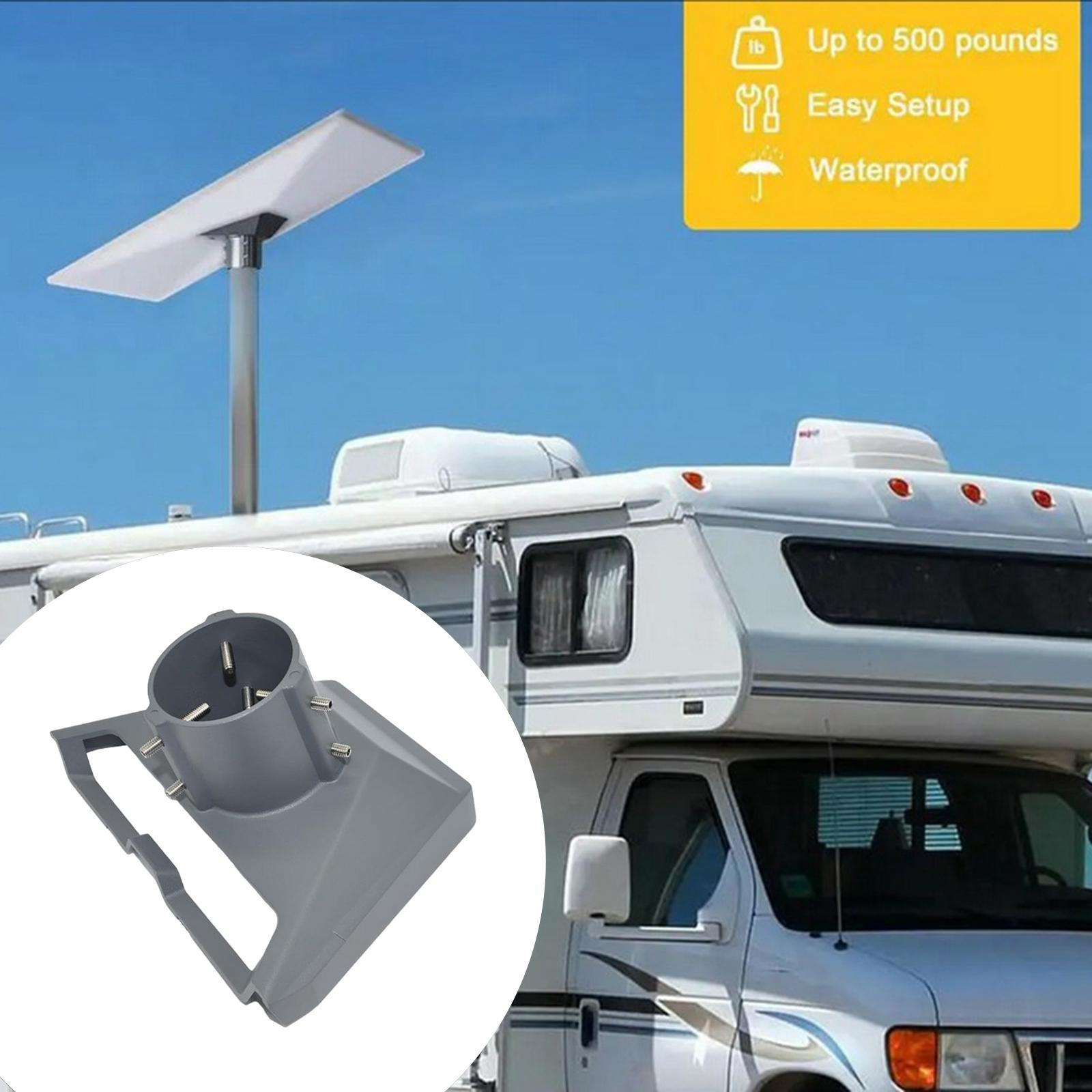 

Комплект адаптеров для труб Монтажная пластина из алюминиевого сплава для крепления на столбе для подставки Gen 3 V3 серый