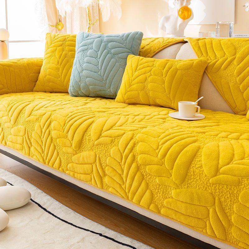 

Плюшевые бархатные чехлы для диванов, чехлы для диванов, полотенце, теплый универсальный нескользящий чехол для дивана для гостиной, декоративный чехол для дивана 70X70CM