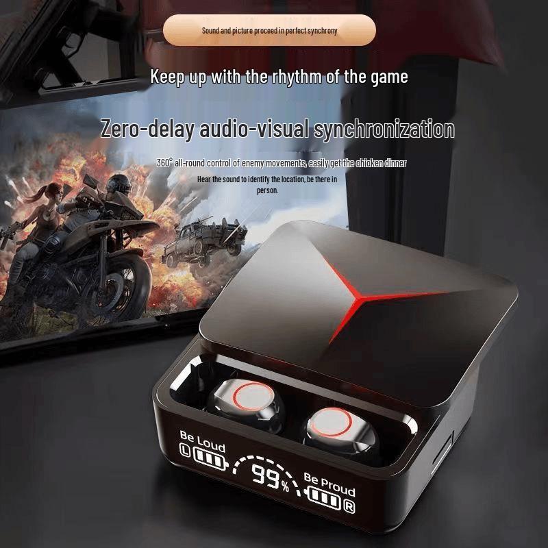 2024 Wireless Bluetooth Gaming Earbuds with Extended Battery Life, In-Ear Design, Smart Noise Reduction, and No Sound Leak.