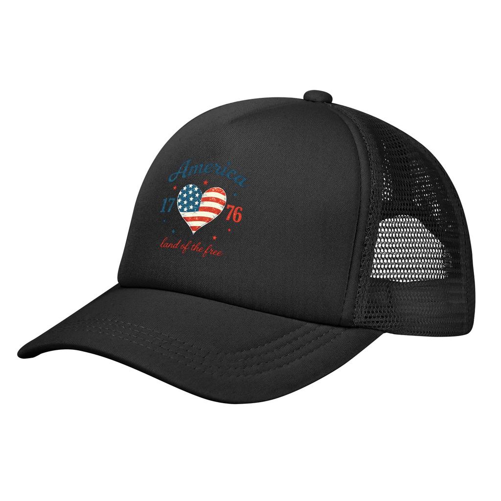 United States of America 250th Anniversary 17762026 Foam Mesh Trucker Hat for Women Men Adjustable Baseball Cap MeshBack