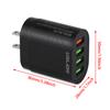 Universal 48W 4 USB Charger EU US Plug 5V 3A Fast Charging Wall Adapter Travel Plug For Iphone Ipad Mini For Samsung For Xiaomi