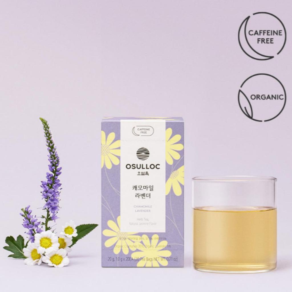 Osulloc No Caffeine Herb Tea 3 Types (20tea Bags)