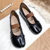 Ballet Style 4cm Inner Height Increase Split toe Women Pumps Fashion Leather Pleated Mary Janes Spring Summer Tabi Loafers Shoes