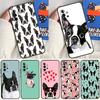 Boston Terrier Dog For Samsung Galaxy A54 A34 A14 A55 A35 A15 A53 A33 A13 A05 A06 A16 A22 A32 A52 Phone Case