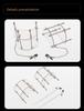 FAAK Metal Breast Clip Nipple Clamps Adjustable Rack Compressor Breast Squeeze Bondage Breast Stimulation SM Sex Toy for Women