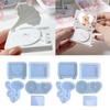 Resin Shaker Mold Heart Photo Frame Resin Mold Silicone Record Player Mold Kit Table Ornaments Mold for Home Decorations