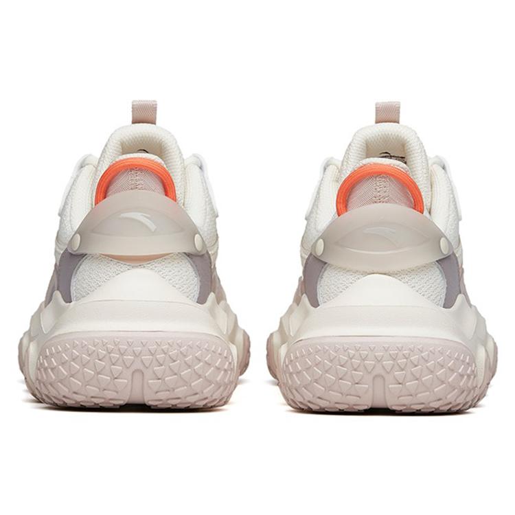 New Anta Zhou White 2.0 Cushioning Low Top Chunky Sneakers Women's White Gray 922218883-2