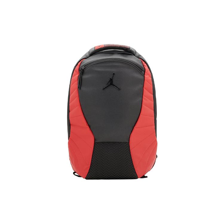 New Jordan Polyurethane Basketball Bag Backpack Regular Unisex Black Red 9A1773-KR5