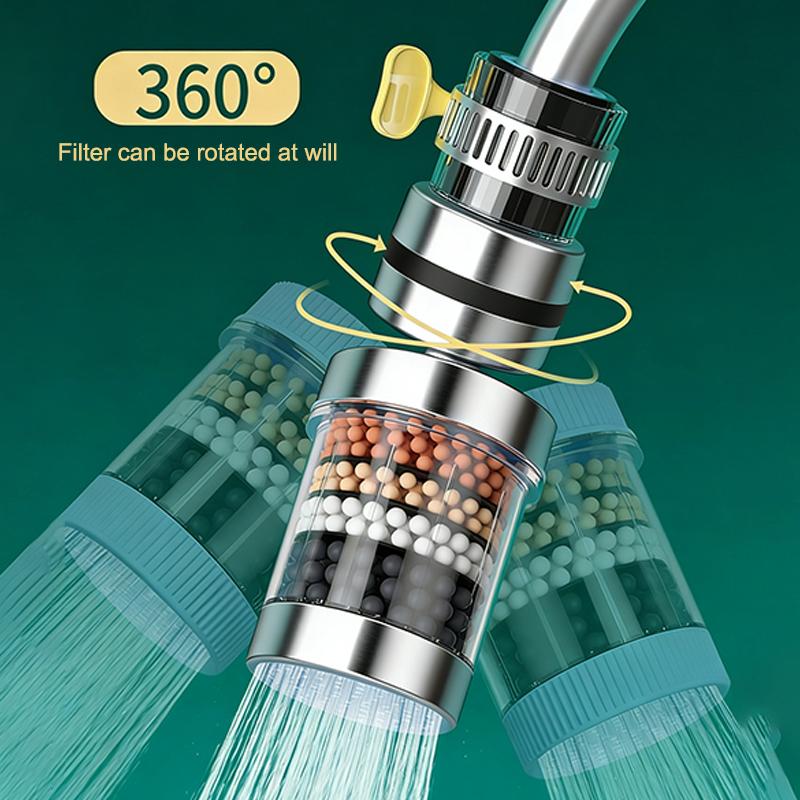 360 Degree Rotatable 6 Layers Faucet Filter Kitchen Tool Sink Bathroom Accessories Bubbler Filtration Faucet Splash-Proof Shower