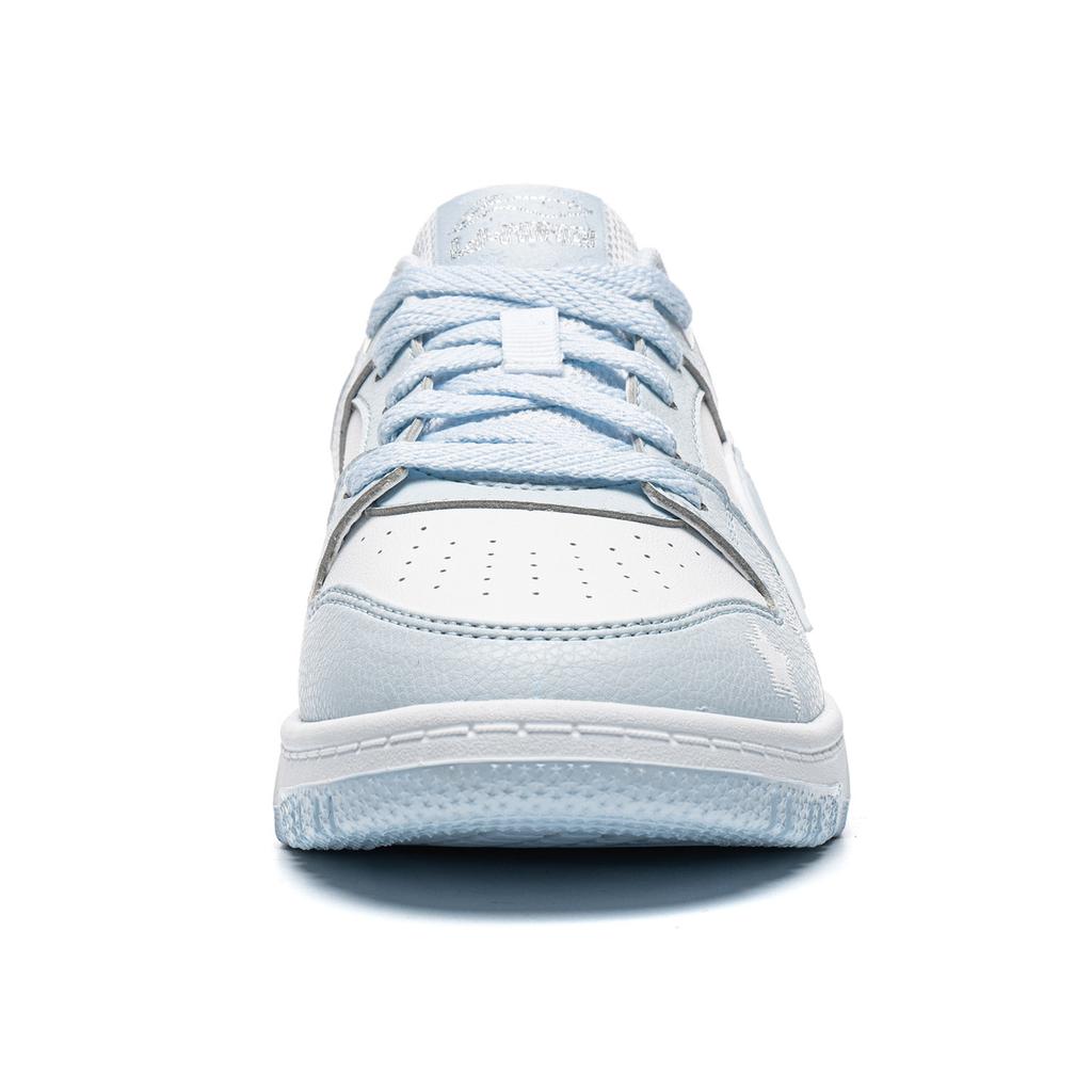 Li-Ning Tianji Lite Fashion Classic Casual Sports Versatile Low-Top Skate Shoes Women sneaker White Blue AGCW254-2