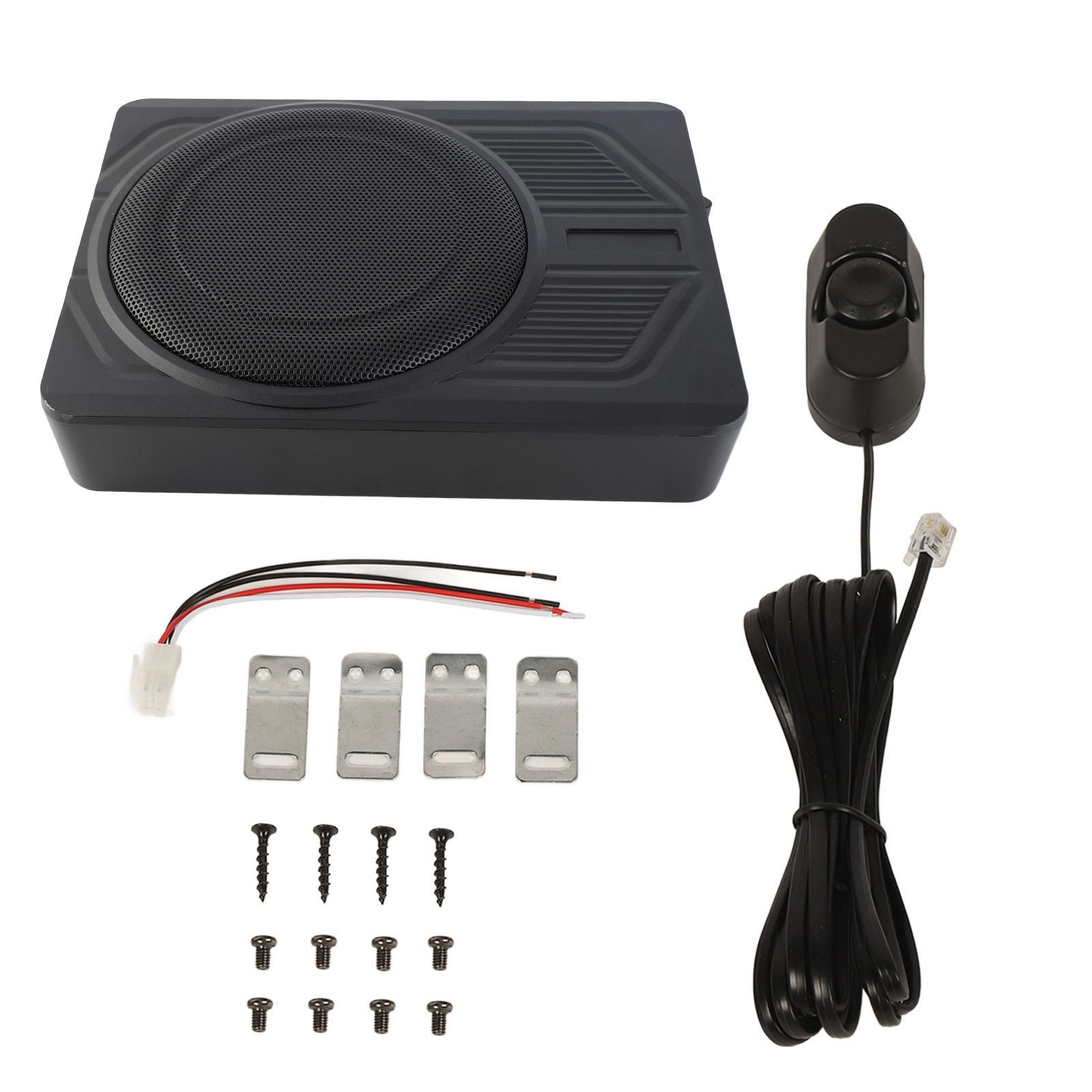 

10-дюймовый автомобильный сабвуфер, ультратонкий встроенный усилитель PWM, 600 Вт, сабвуфер для автомобиля, устанавливаемый под сиденьем, грузовик