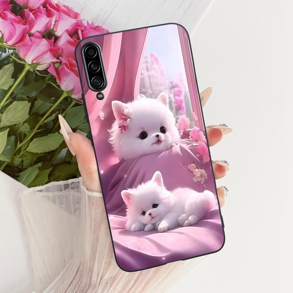 Pour Samsung Galaxy A90 5G Coque Silicone Mignon Mode Fleurs Peinte Drôle Coquille Pour Samsung A90 5G SM-A908B SM-A908N SM-A9080