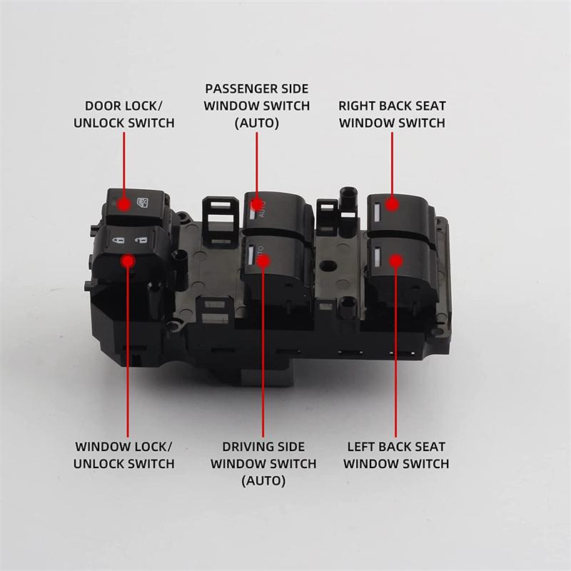 Für 2008-2012 Honda Accord EX EXL Hauptfensterheberschalter Türschalter Vorne Links