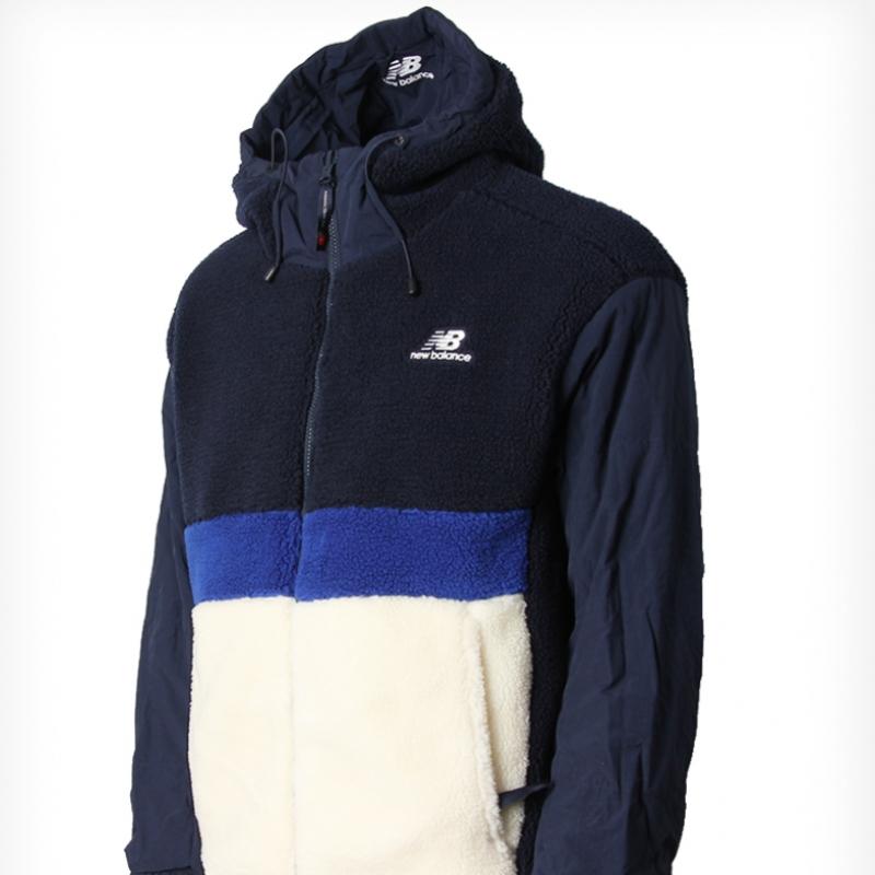 New Balance Uni Reversible Dumblefleece Padded Jacket Nbmda48013 50 Blue