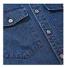 Herren Sommer Denim Hemd Große Größe Leicht Baumwolle Slim Fit Umlegekragen Kurzarm Arbeitshemd Knopf Cardigan Hemd