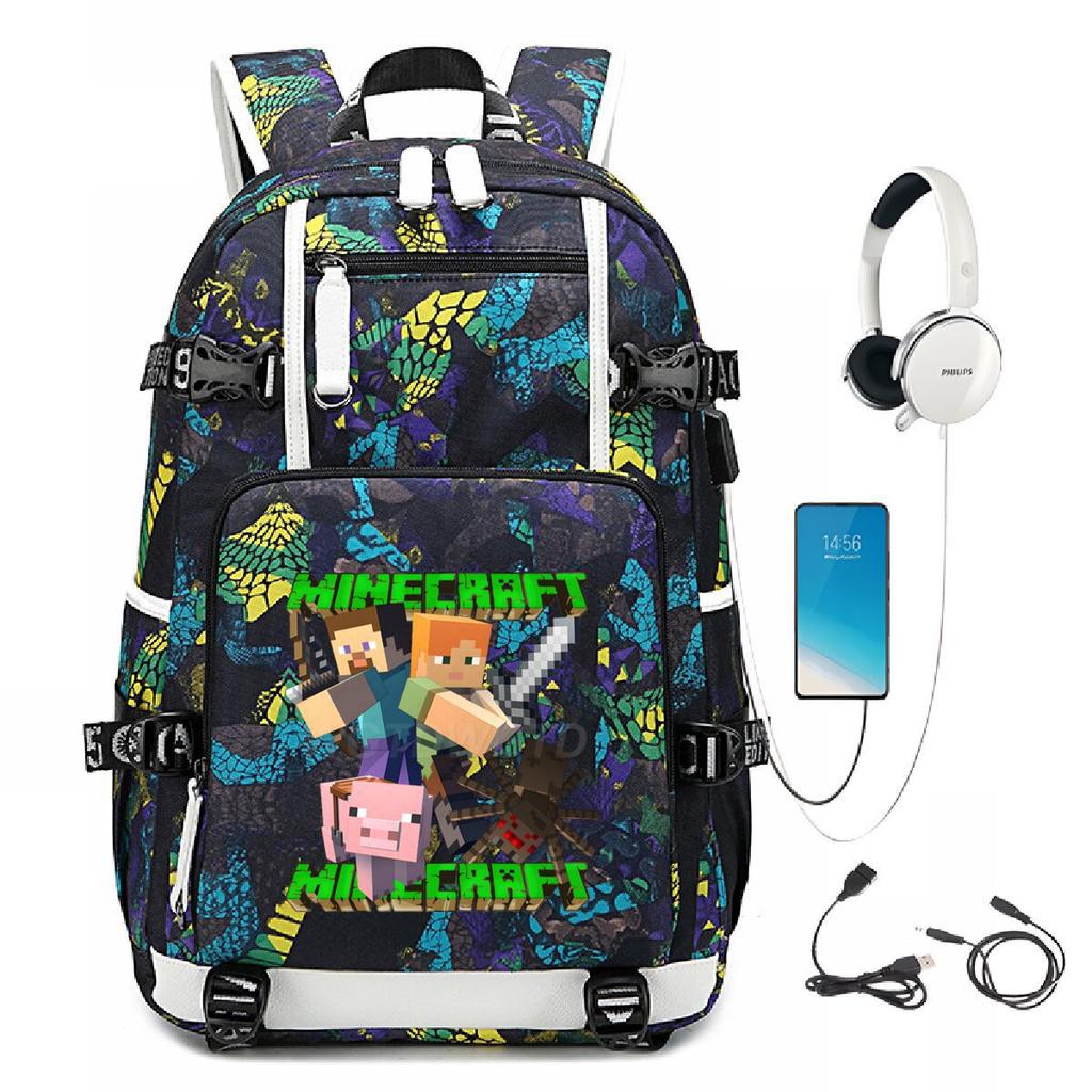 Game Merchandise Outdoor Travel Bag Large Capacity Usb Backpack
