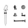 Declogger Toilet Drain Cleaner High Pressure Air Plunger With 3 Nozzles For Sink Bathtubs Pipe Clogs B03E