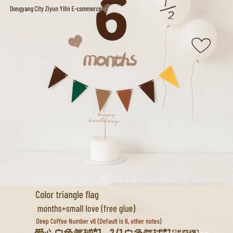 Minimalist Baby Photo Props for Milestones: Newborn, 100 Days, and First Birthday
