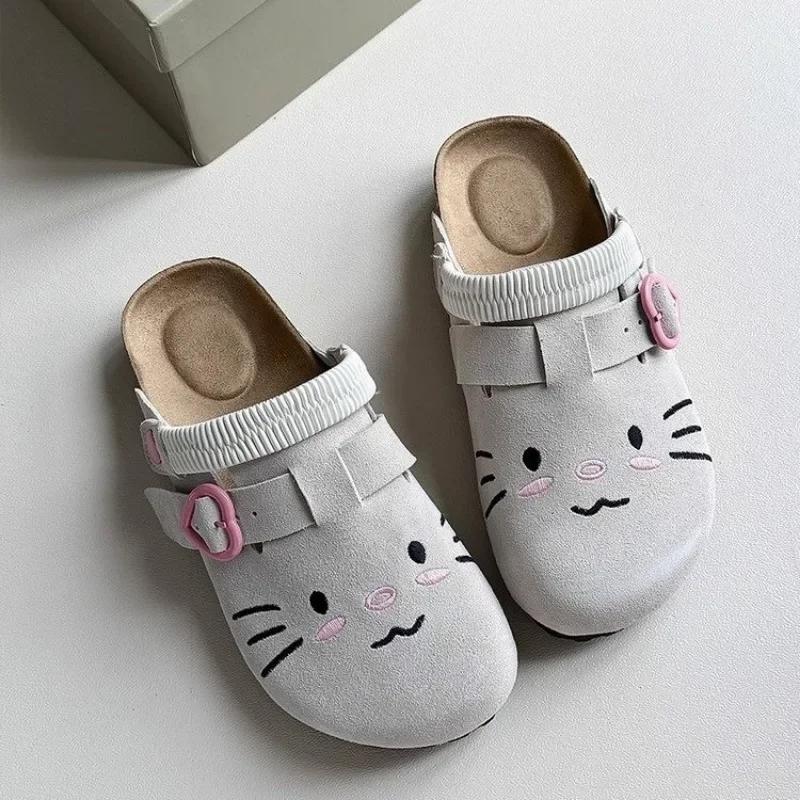 

Fashion Summer Women Sandals Hollow Out Non-Slip Beach Slippers Platform Male Casual Slip on Flats Sandal Water Shoes Fashion Clogs 40 серый