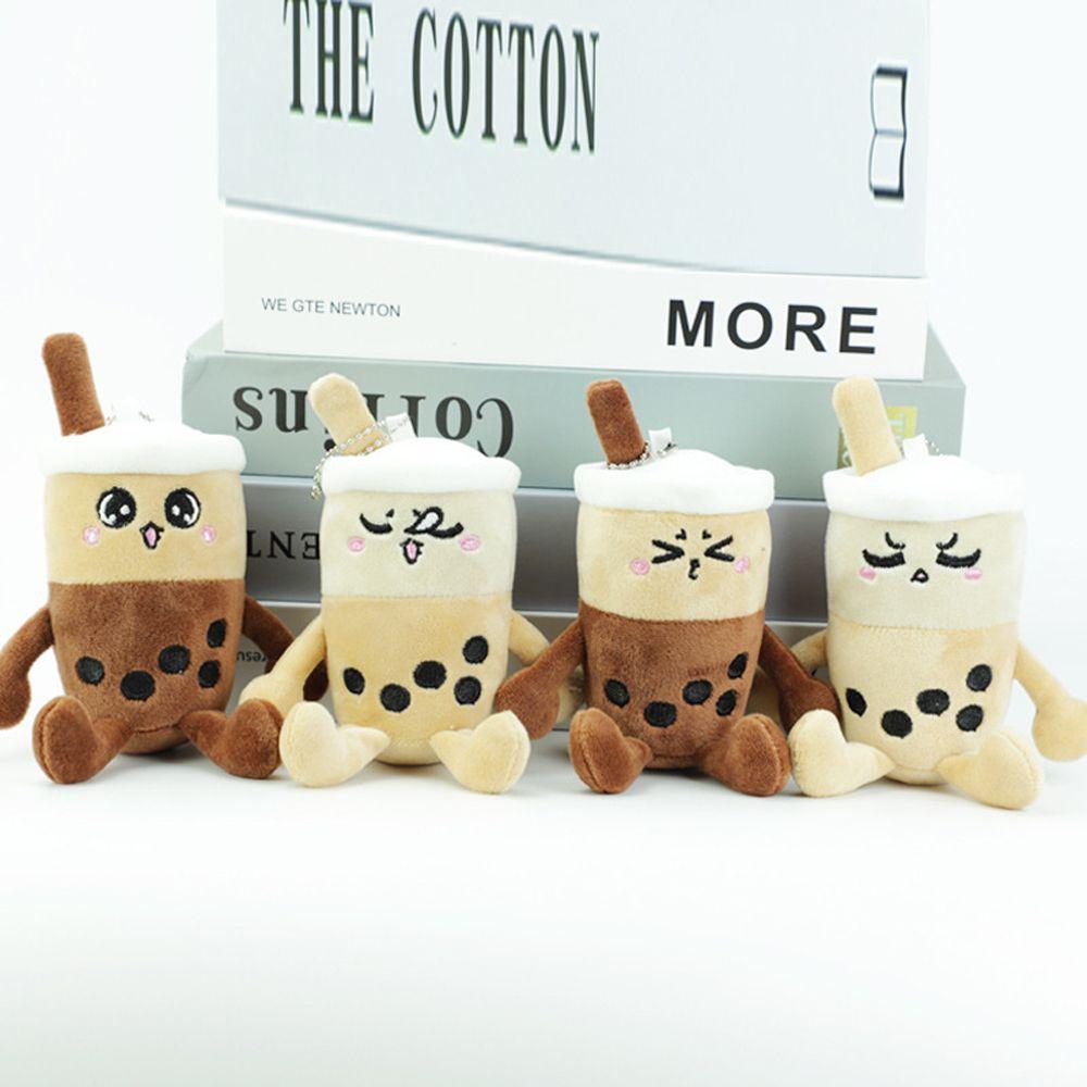 

Подвеска Маленький кавайный комикс мультфильм брелок чашка молока чай плюшевый брелок школьный портфель украшение