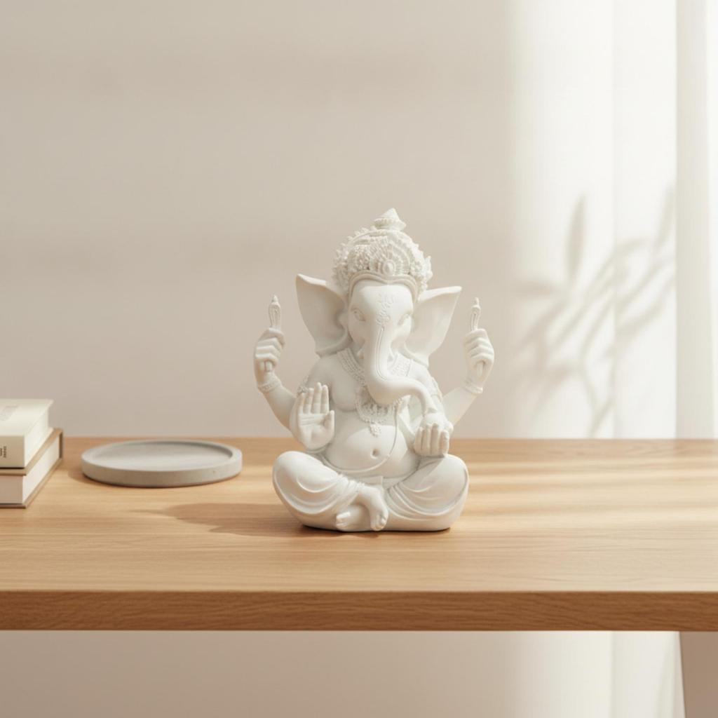 Hindu Deity Figurine Resin Statue Tabletop for Altar,