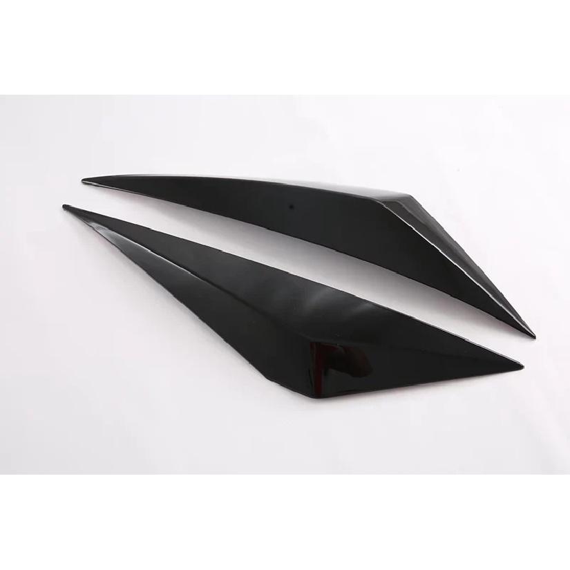 For Nissan Qashqai J12   2024 Car Accessories Piano Black Front Fog Light Trim Bezel Wind Shape