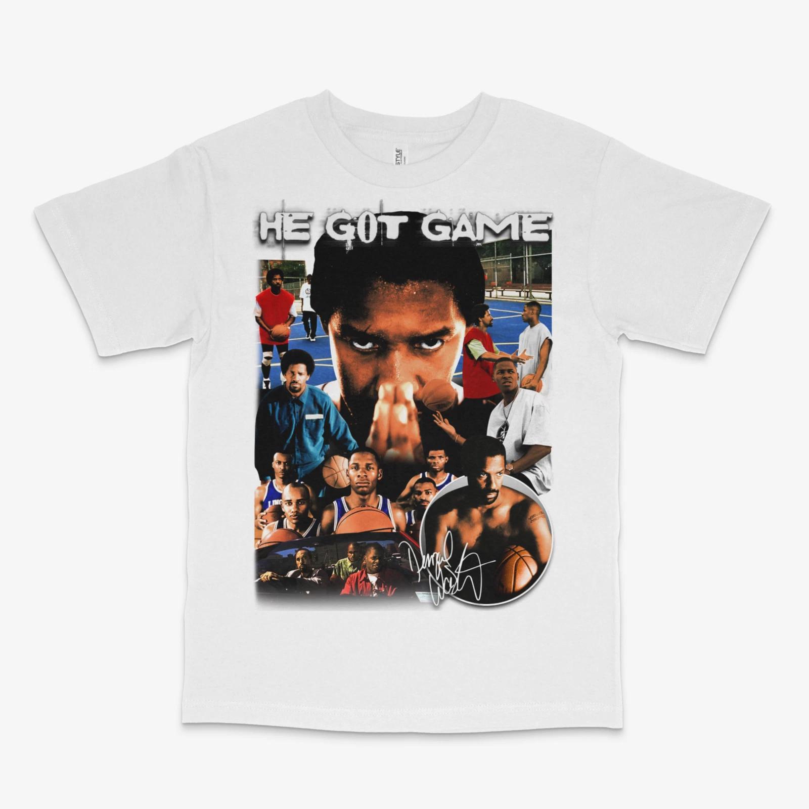 He Got Game Shuttlesworth White Tee XXXL