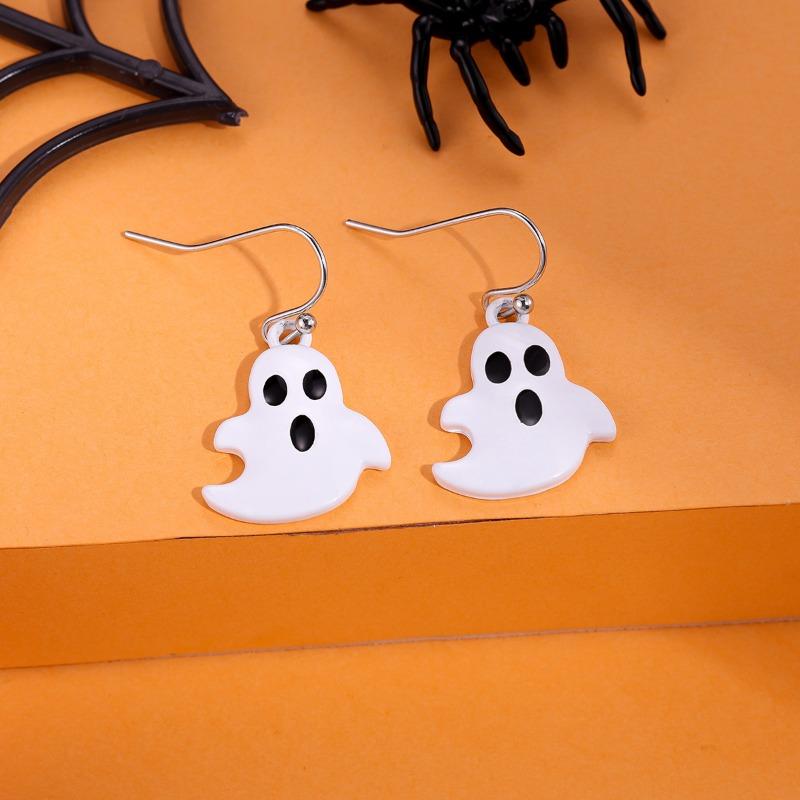 New Halloween Stud Earrings Combination Cartoon Funny Easter Earrings Set