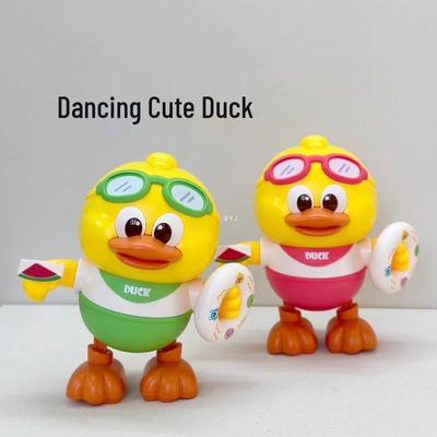 Musical Dancing Duck Toy for Babies: Tummy Time & Head Lifting Training