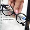 Vintage Lesebrille Herren Klein Rund Vergrößerungslinse Mann Okular Plus Altersichtbrille 0+1+1.5+2.0+2.5+3.0+3.5+4.0
