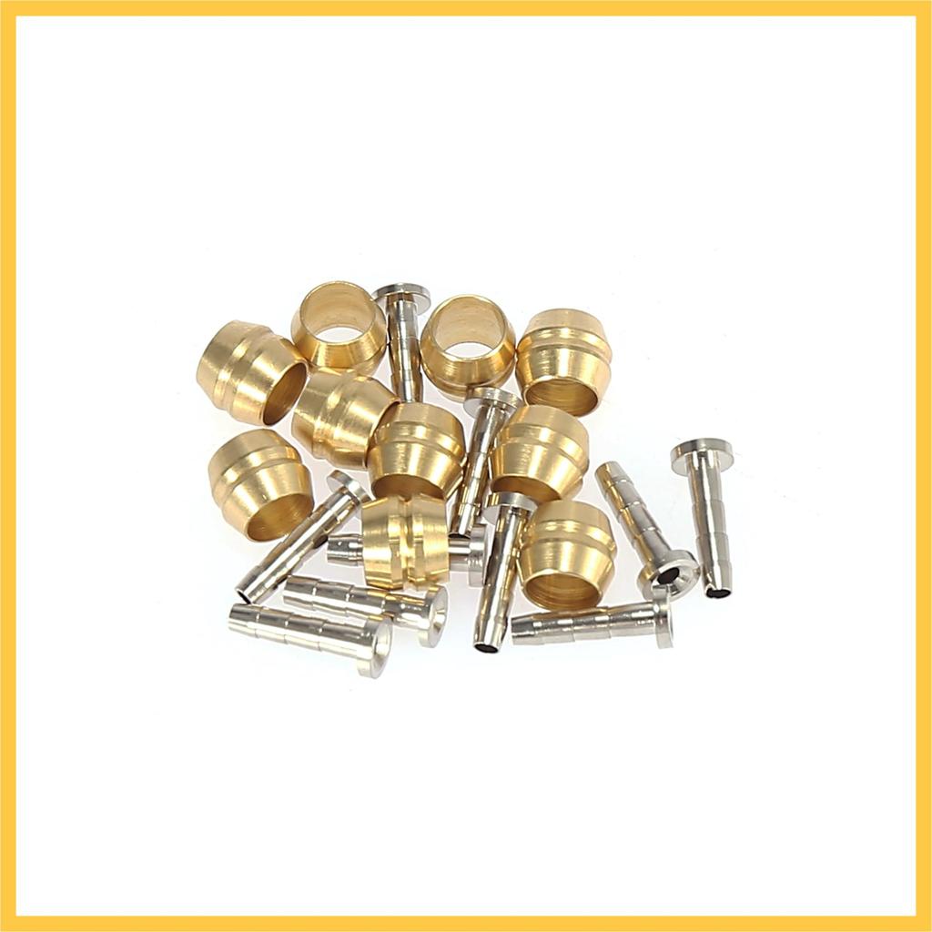 BULLSPANN Bicycle Brake Olive and Brass Connection Insert Kit for