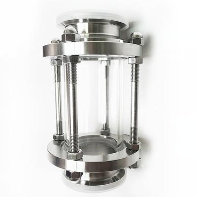 2" Tri Clamp Clover Flow Sight Glass Diopter For Home Brew Diary Product SUS304 Stainless Steel Sanitary Fitting Ferrule OD 64mm
