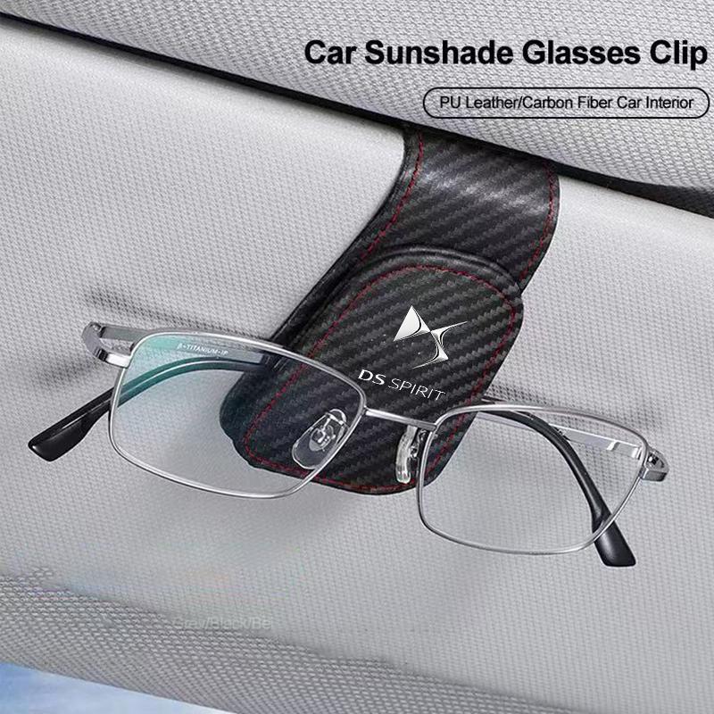 Fashion Car Sun Visor Glasses Clip Eyeglasses Storage Holder For Citroen DS3 DS4 DS5 DS6 C1 C2 C3 C4 C5 C6 C8 Auto Accessories