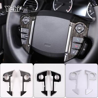 For Land Rover Discovery 4 LR4 For RR Sport 10-13 For Freelander 2 2013-2015 Steering Wheel Cover Trim Stickers  Car Accessories