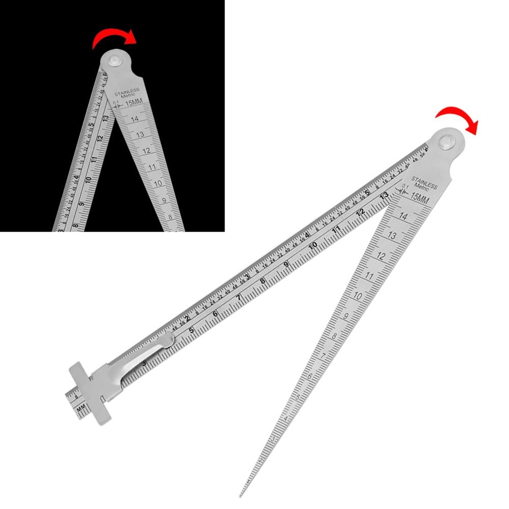 Stainless Steel Welding Taper Gauge Hole Inspection Tool  Welding Inspection