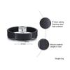 Custom SOS Stainless Steel ID Silicone Bracelet For Men Women Personalized Wristband DIY Adjsuatble