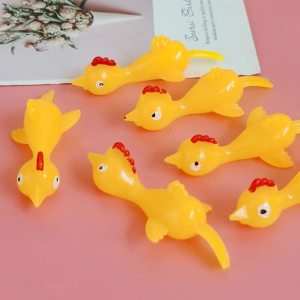 1PC Slings Rubber Chicken Finger Toys Finger Stretchy Shoot Novelty Children Toys Antistress Kids Adult Toys Games Funny Gift